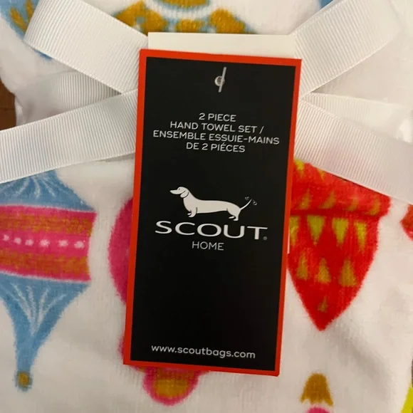 Scout Multicolor Ornament Two Piece Hand Towel Set - Picture 2 of 3